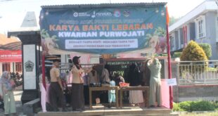 Pramuka Peduli, Masyarakat Terbantu: Karya Bakti Lebaran 2025 di Kwarran Purwojati