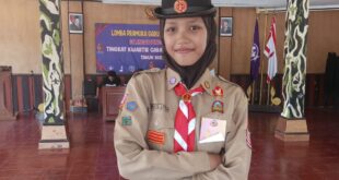 Nesyatul Latifah Wakili SMP Muhammadiyah Purwojati dalam Lomba Pramuka Garuda Berprestasi 2025