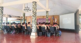 Dua Pramuka Penggalang Wakili Kwarran Purwojati dalam Pertemuan Bela Negara 2025