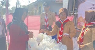 Hari Kedua Posko APP KBL Kwarran Purwojati Kembali Gelar Bazar Ramadan untuk Masyarakat