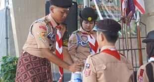 Pramuka Hebat, Generasi Bermartabat! SMK Negeri 1 Purwojati Sukses Gelar Penerimaan Tamu Ambalan Tahun Pelajaran 2026/2027