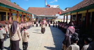 Ekstrakurikuler Pramuka SD Negeri Klapasawit Gelar Penerimaan Anggota Baru Golongan Siaga