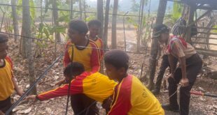 Jambore Gugus Depan SDN Kaliputih, Peserta Hadapi Delapan Pos Penjelajahan