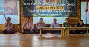 Kemah Orientasi MABI Purwojati Resmi Dibuka, Satukan Langkah Perkuat Pembinaan Kepramukaan
