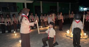 4 Taman, 3 Pos, dan Semangat Tak Terbagi, SDN 3 Gerduren Semarakkan Hari Pramuka ke-65 Lewat Persari
