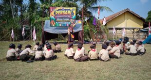 SD Negeri Klapasawit Gelar Persari “Pramuka Ceria”, Asah Karakter Cerdas, Berani, dan Pantang Menyerah