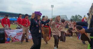 Meriah! Pertunjukan Kentongan dan Anoman Obong Ramaikan Festival Pramuka Banyumas